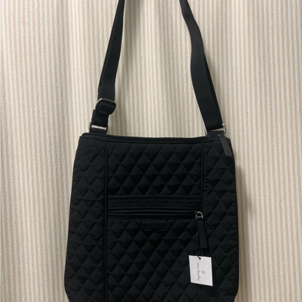 Vera Bradley Black Quilted Crossbody Bag